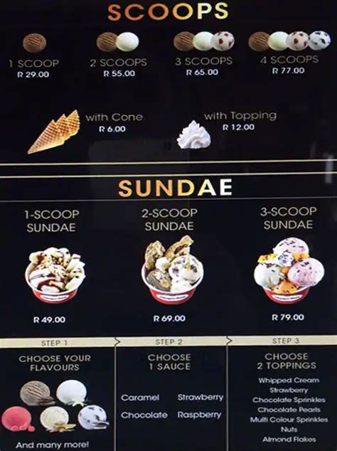 haagen das|haagen dazs menu prices.